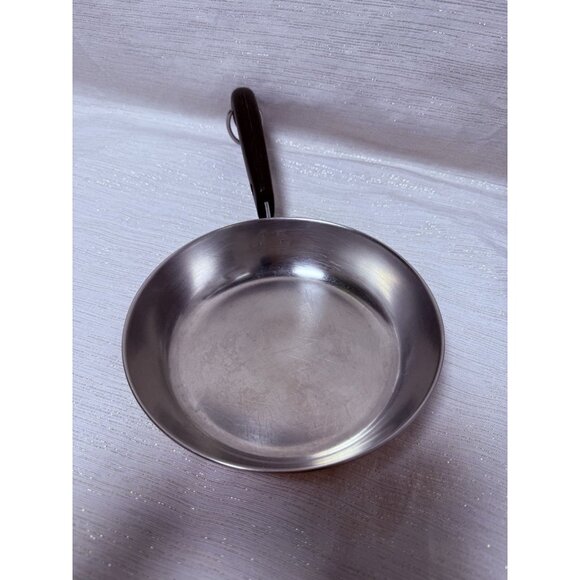 Vintage Revere Ware 1801 Copper Bottom 8" Skillet Frying Pan No lid 2363973 - Picture 5 of 7